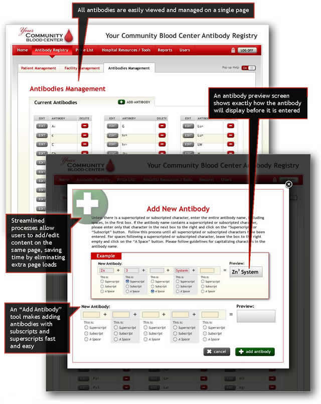 Antibody Registry safety screen example 2