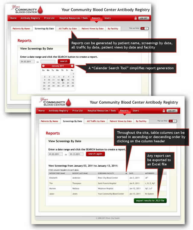 Antibody Registry screen example 6